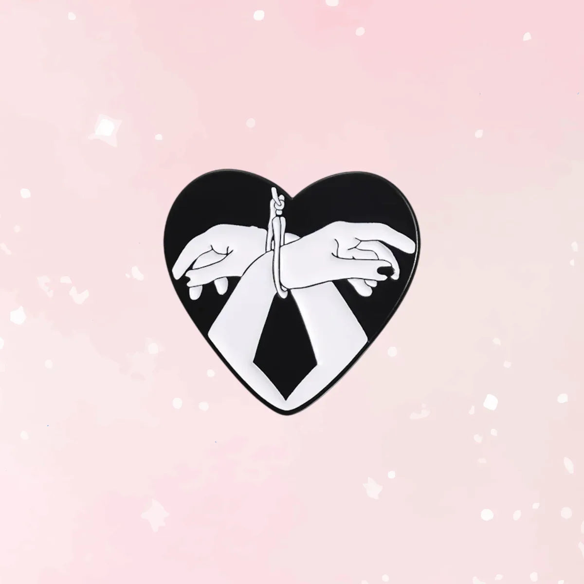 Bound By Rope Heart BDSM Pin - Puppy's Aesthetics
