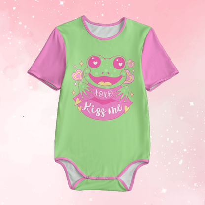 'Kiss Me' Kawaii Frog Adult Unisex Onesie