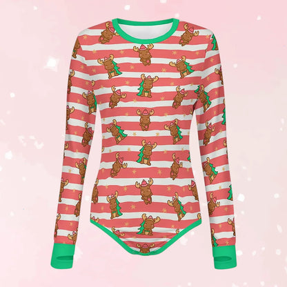 Merry Moose Long Sleeve CuddleSuit - Puppy's Aesthetics