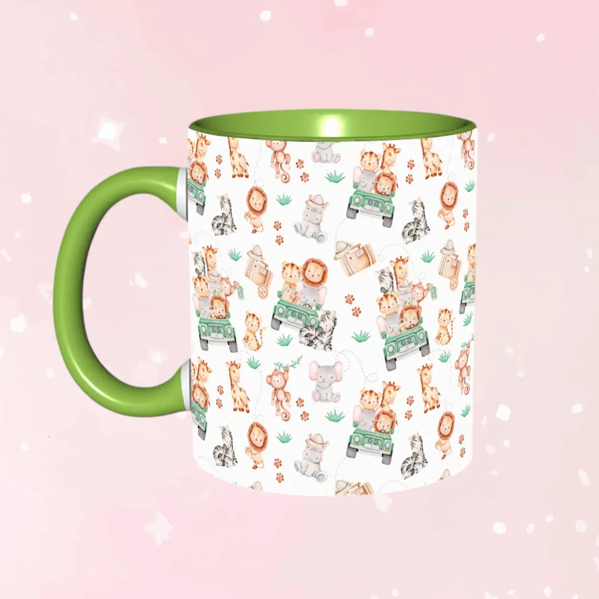 Sweet Safari 11oz Coffee Mug - Puppy's Aesthetics