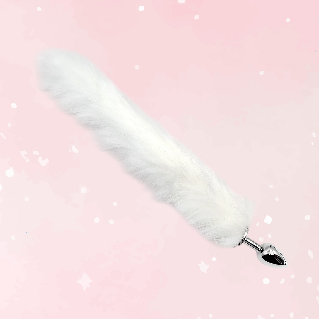 Snowbound Mishchief Fox Tail Steel Plug