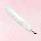 Snowbound Mishchief Fox Tail Steel Plug