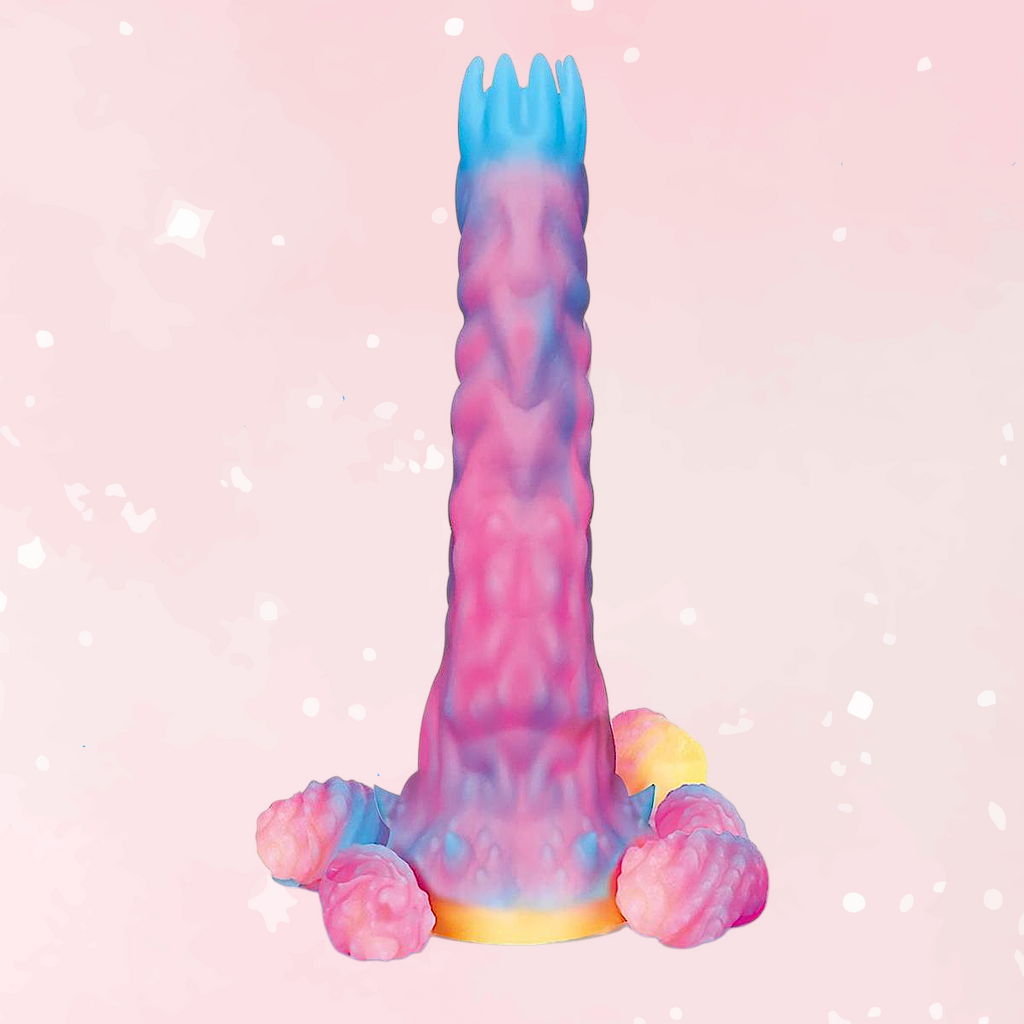 Glo-Vopositor Silicone Glow Dark Dildo