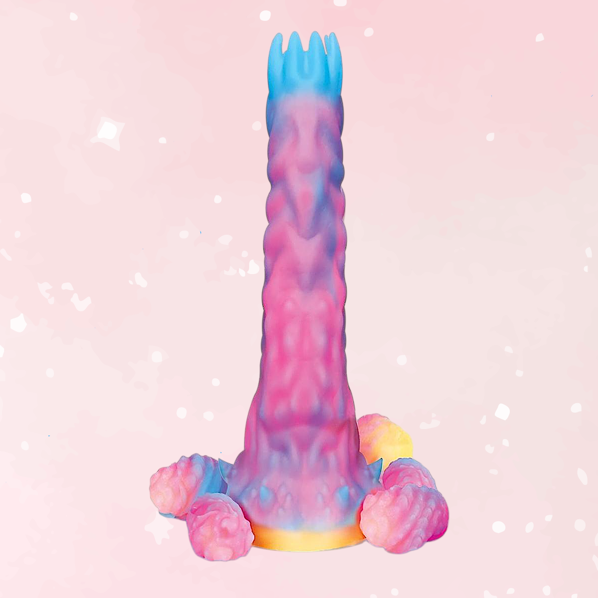 Glo-Vopositor Silicone Glow Dark Dildo