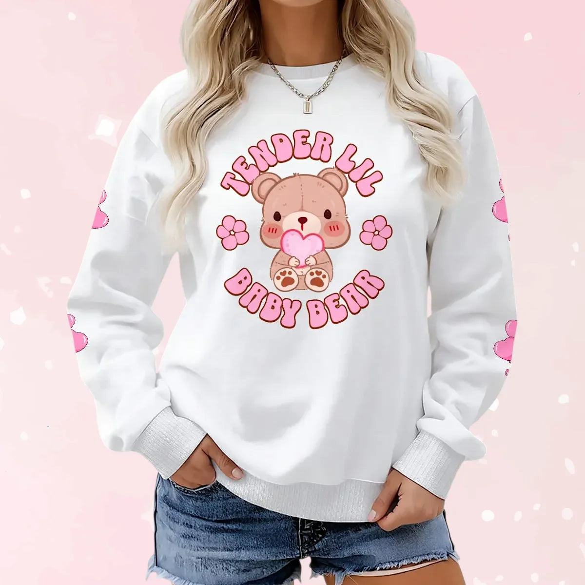 Tender Lil Baby Bear Play Sweater - Puppy's Aesthetics