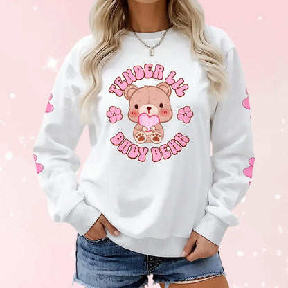 Tender Lil Baby Bear Play Sweater - Puppy's Aesthetics
