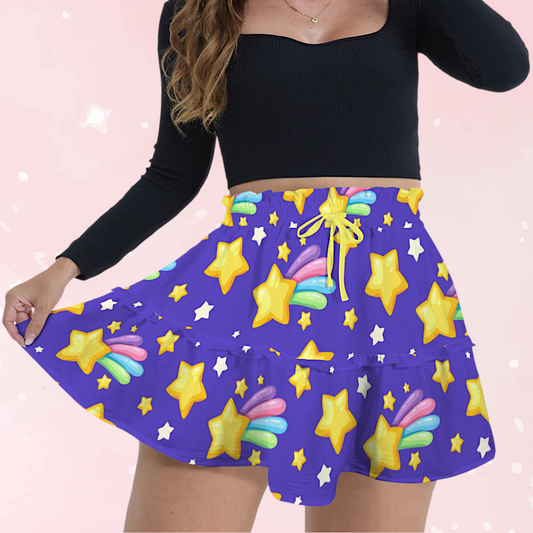 Starfall Bliss Ruffle Skirt