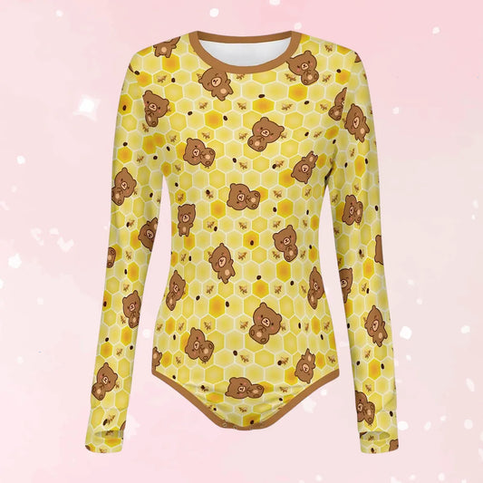 Honey Paw Long Sleeve CuddleSuit - Puppy's Aesthetics