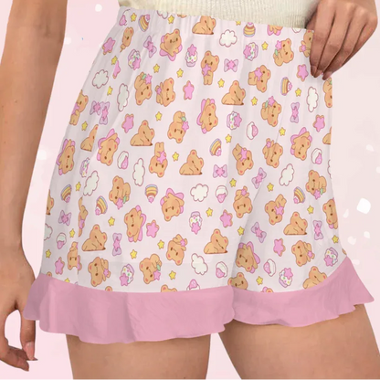 Bearly Adorable Ruffle Shorts - Puppy's Aesthetics