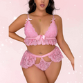 Plus Size Pink Call Me Baby Set