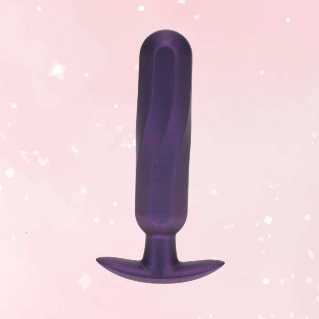 Smooth Silicone Oblong Anal Plug