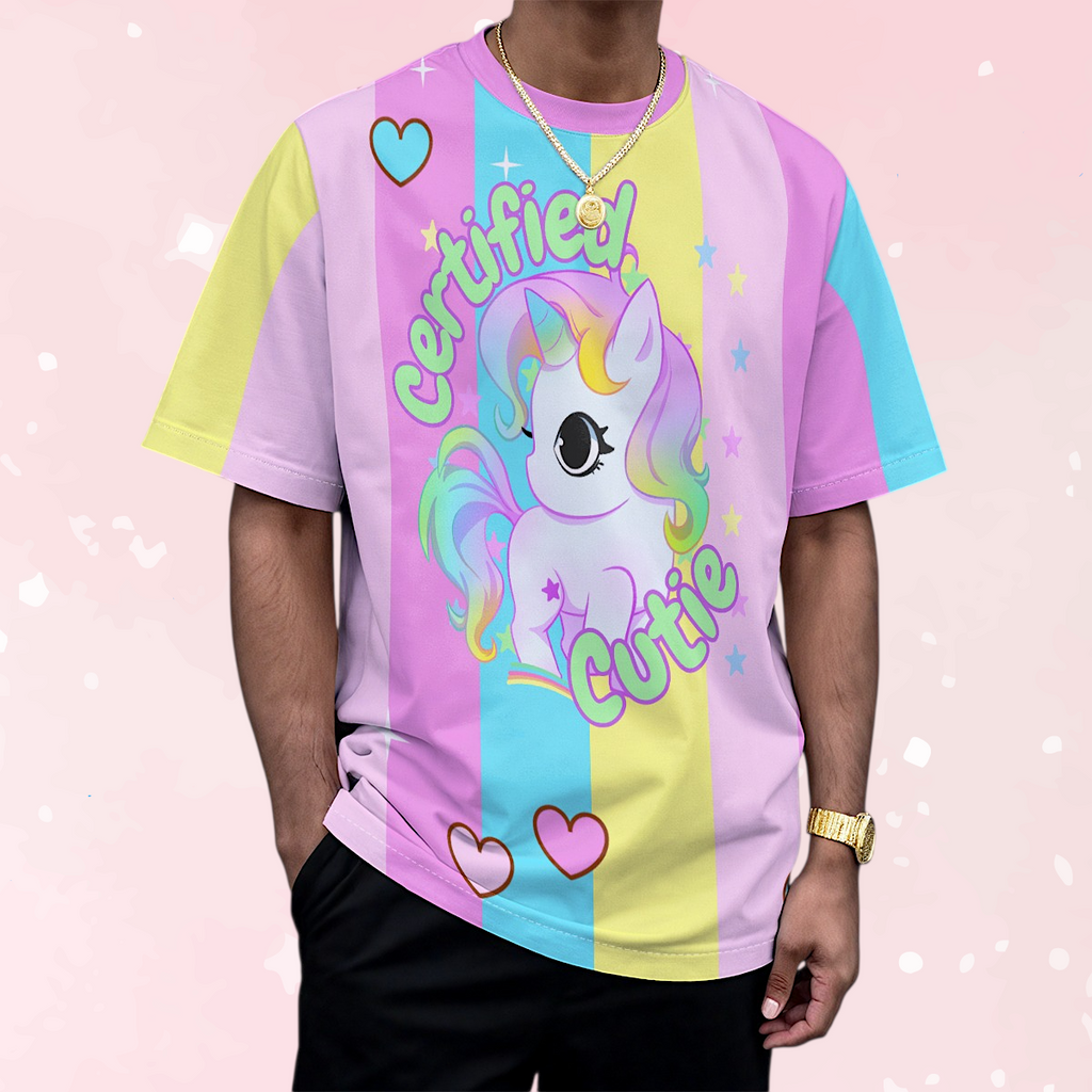 Certified Cutie Unicorn Unisex Play Tee