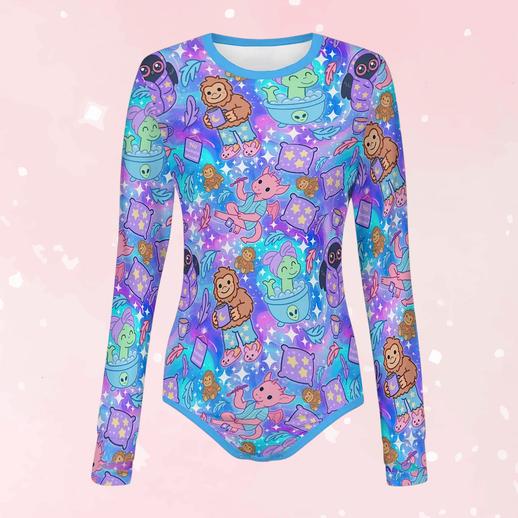 Cryptid Slumber Party Long Sleeve CuddleSuit