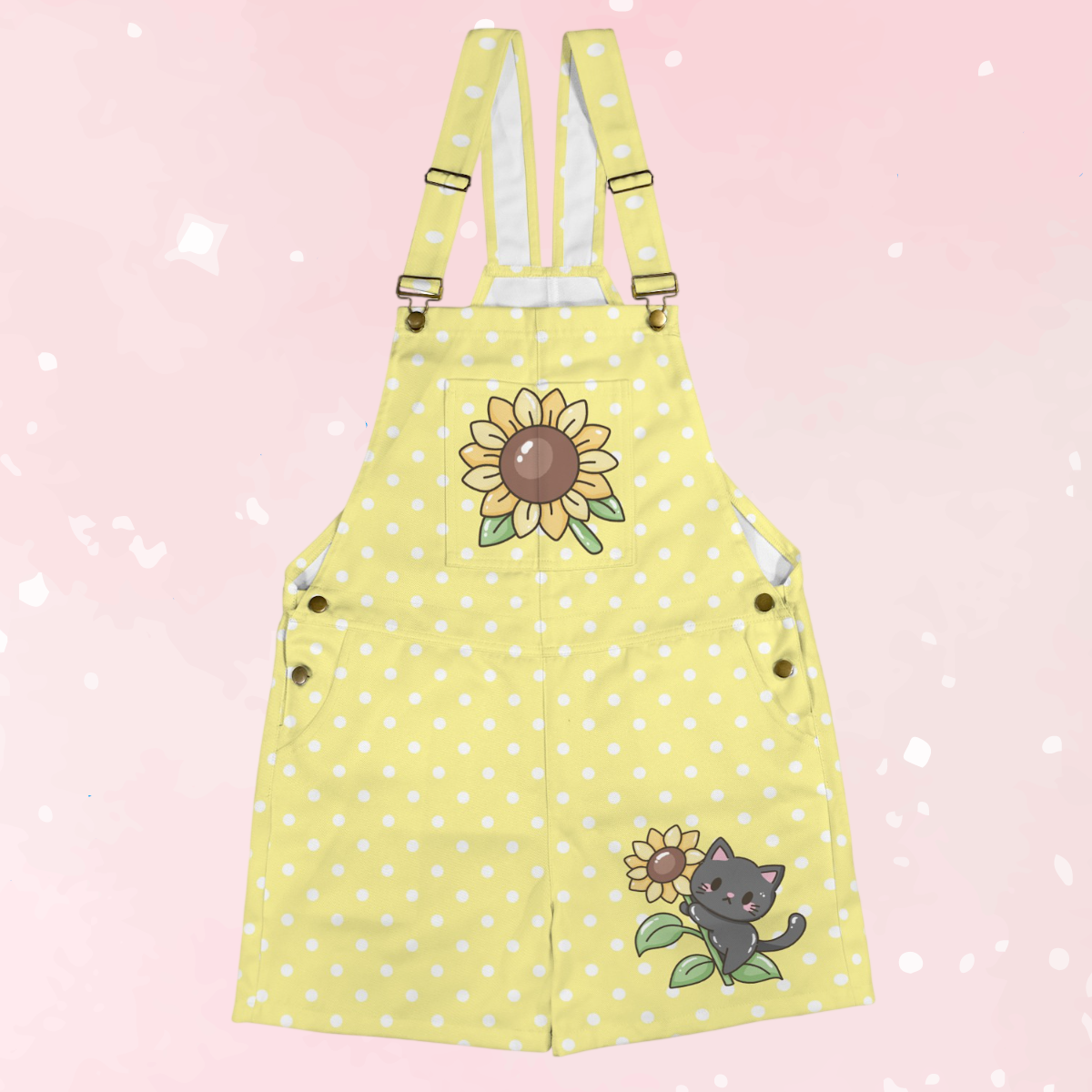 Cute Sunflower Unisex Huggeralls