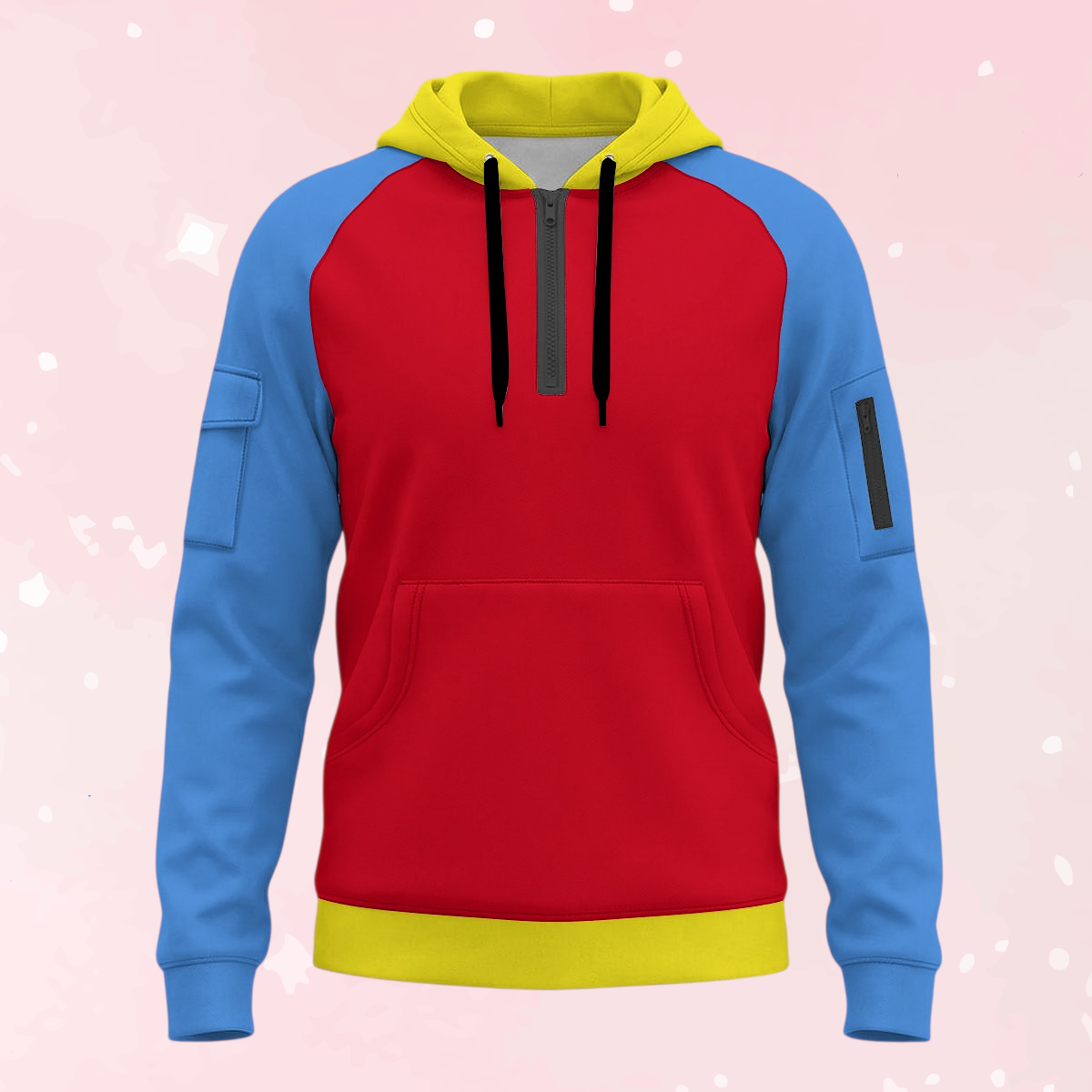Primary Pop Half-Zip Hoodie