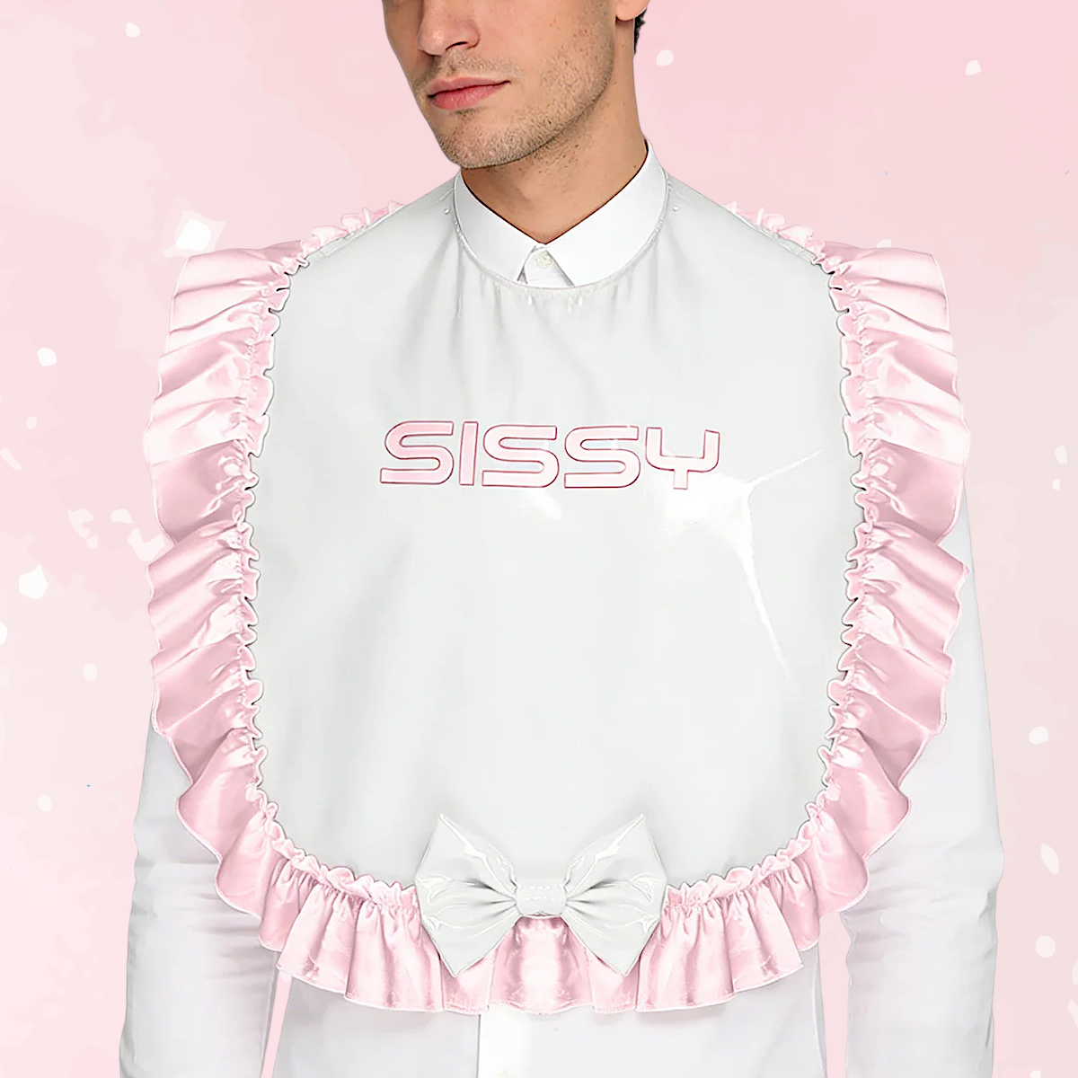 Sweet Sissy Ruffle Large Bib