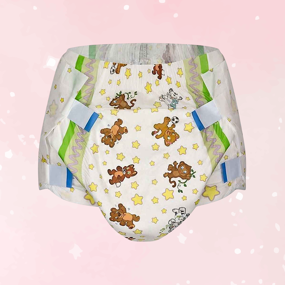 Crinklz Original Print Adult Diapers