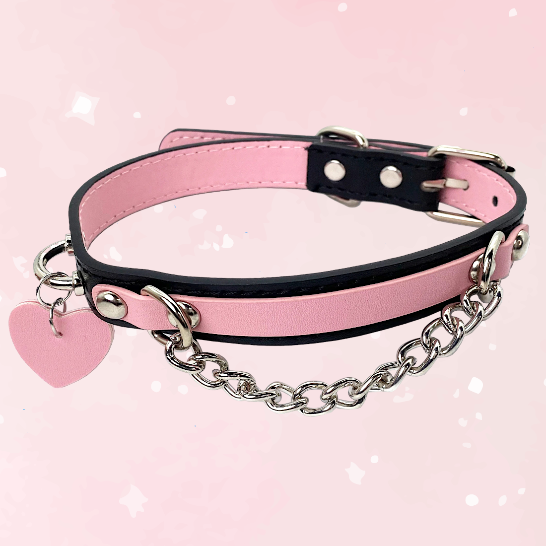 Pretty In Pink Submissive Collar