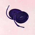 Deep Cosmic Purple Elastic Shoelaces - Puppy's Aesthetics