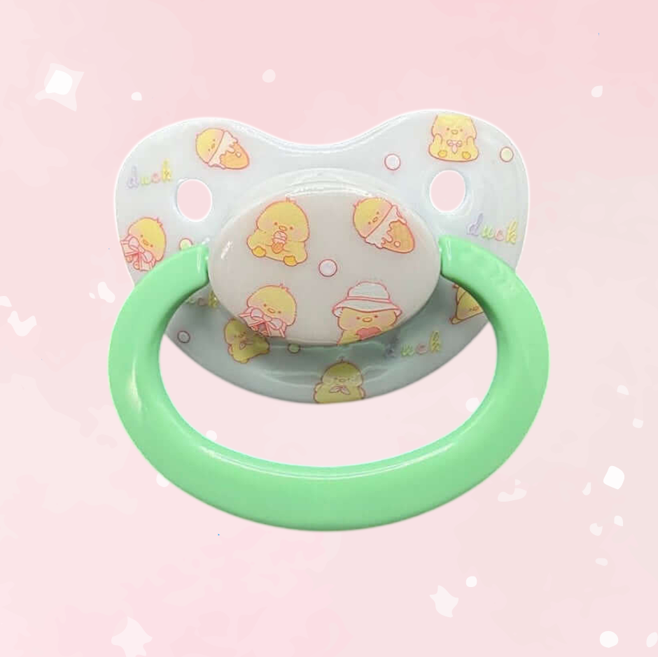 Deco Adult Pacifier - Ducks