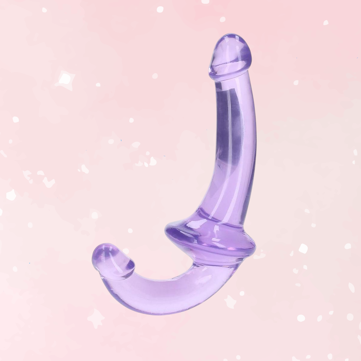 RealRock Crystal Clear Strapless Strap-On