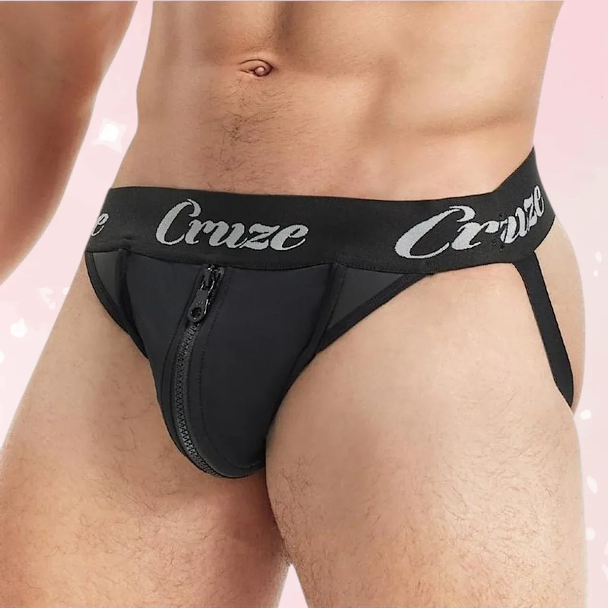 Cruze Zip Down Neoprene Jockstrap - Puppy's Aesthetics