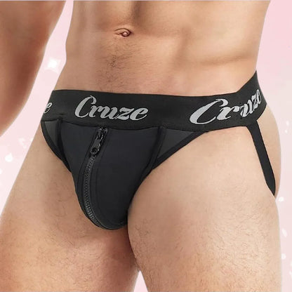 Cruze Zip Down Neoprene Jockstrap - Puppy's Aesthetics