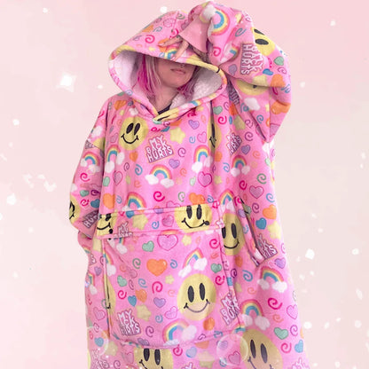 My Back Hurts Jumbo Blanket Hoodie - Puppy's Aesthetics