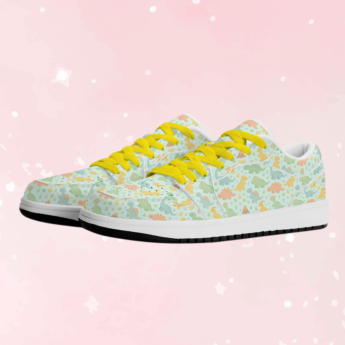 Dino Dreamland Leather Low Top Sneakers