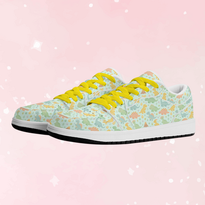 Dino Dreamland Leather Low Top Sneakers