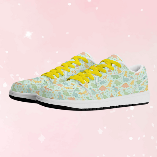Dino Dreamland Leather Low Top Sneakers