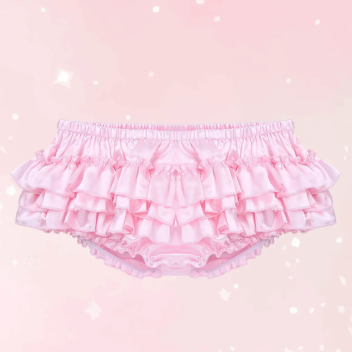 Sissy Ruffled Bloomer Panties – Satin (Colors) - Puppy's Aesthetics