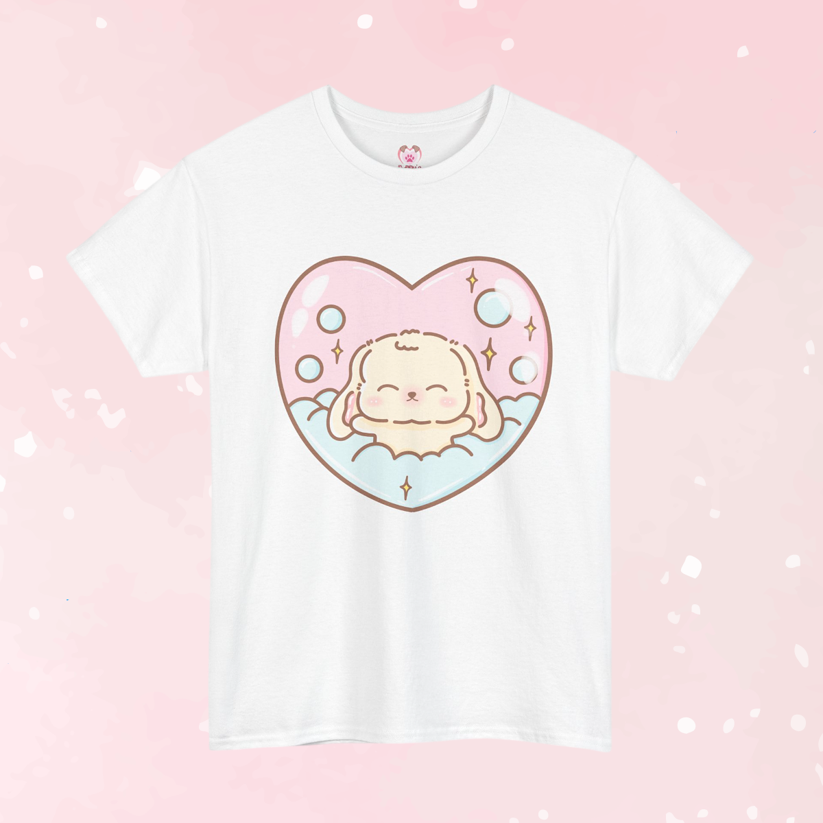 Sweet Bubblebath Bun Play Tee - Puppy's Aesthetics