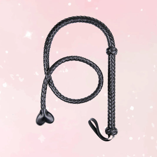 HeartSting Faux Leather Whip - Puppy's Aesthetics