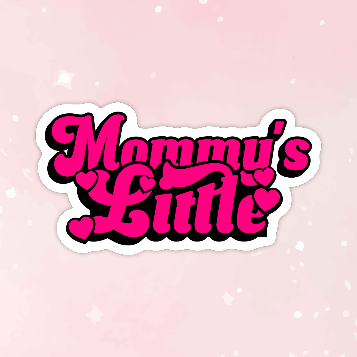 Mommy's Little Pink Vinyl Sticker