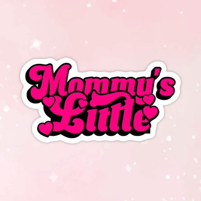 Mommy's Little Pink Vinyl Sticker
