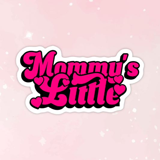 Mommy's Little Pink Vinyl Sticker