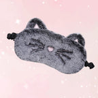 Dreamy Kitty Plush Sleep Mask - Puppy's Aesthetics
