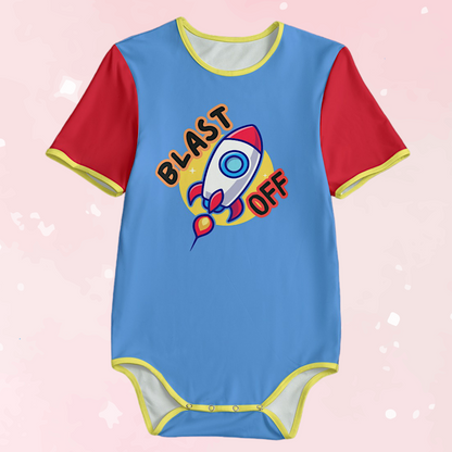 Blast Off Rocket Unisex Adult SnappieSuit