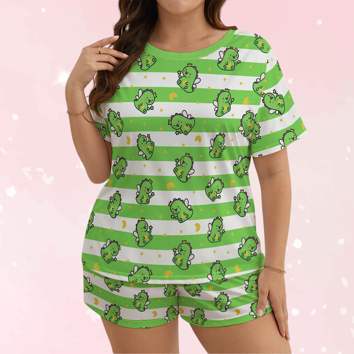 Fairy Dinos Jammies Shorts Set