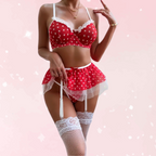 Polka Dot Sweetheart Lingerie Set
