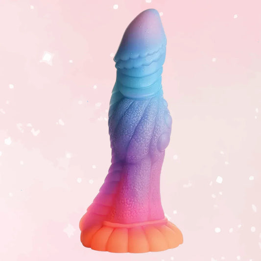 Glow Galactic Invader Silicone Dildo - Puppy's Aesthetics