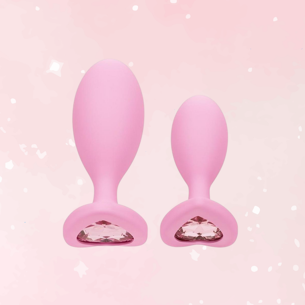 First Time Crystal Silicone Anal Plug
