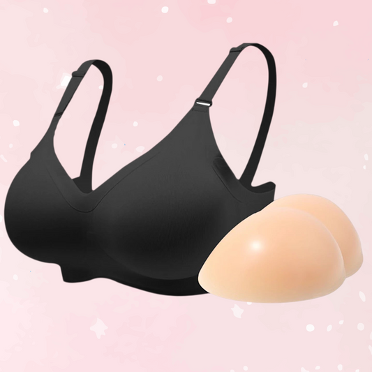 Silicone Gel Breast Forms Bra Set