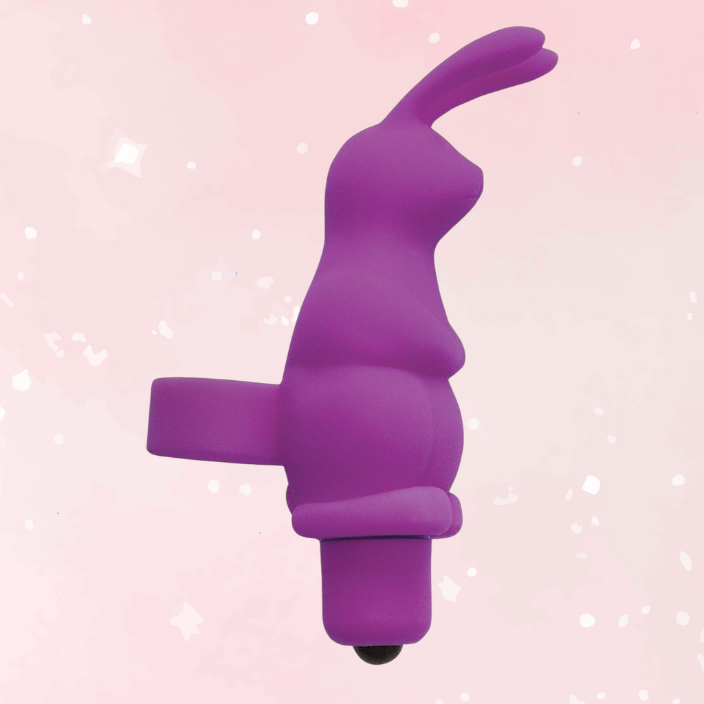 Rabbit Clit Silicone Finger Massager