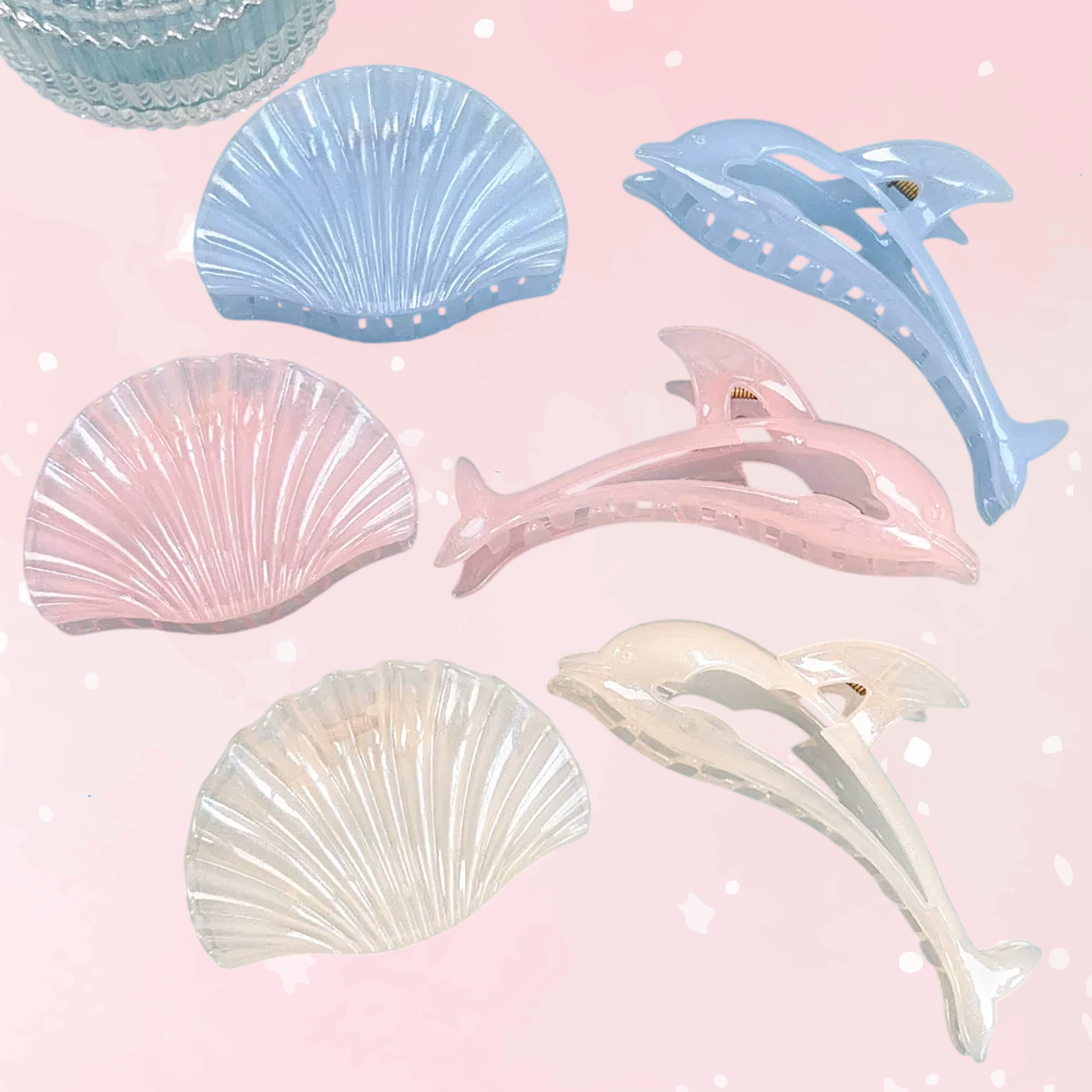 Mermaid Splash Tidal Claw Clip