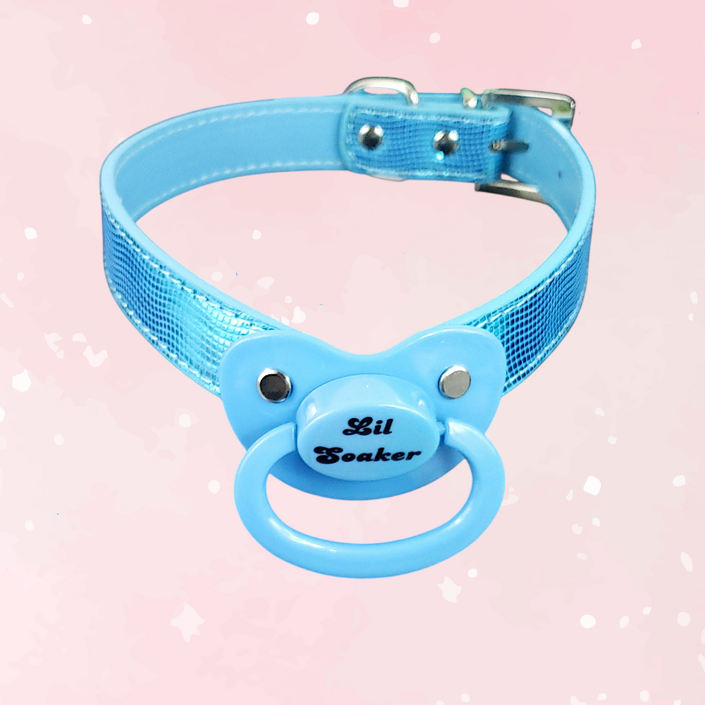 Lil Soaker Blue Pacifier Gag