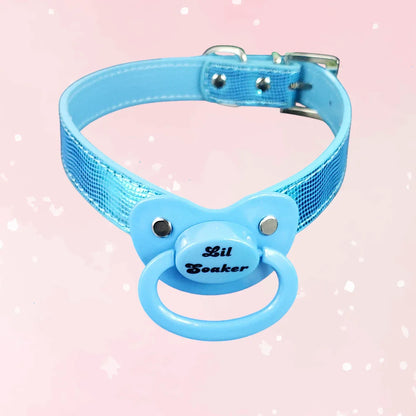 Lil Soaker Blue Pacifier Gag - Puppy's Aesthetics