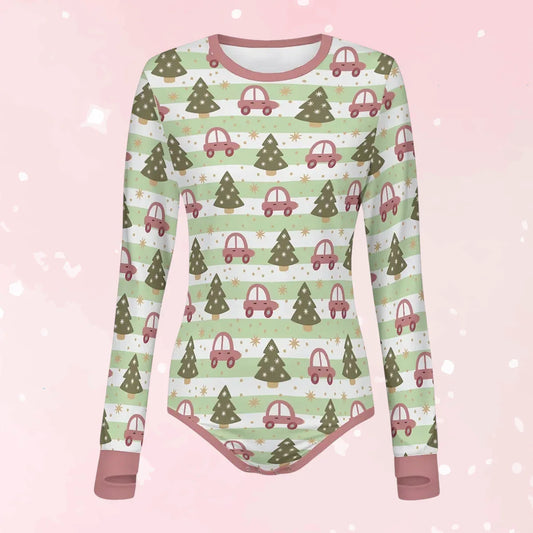 Lil Tree Cruiser Long Sleeve CuddleSuit - Puppy's Aesthetics