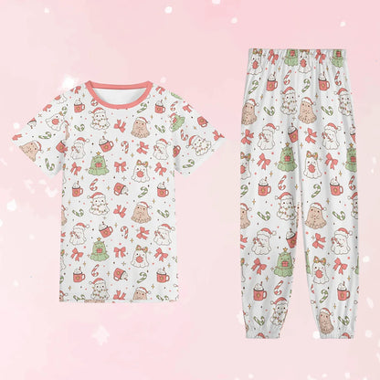 Ghostly Holiday Unisex Jammies - Puppy's Aesthetics